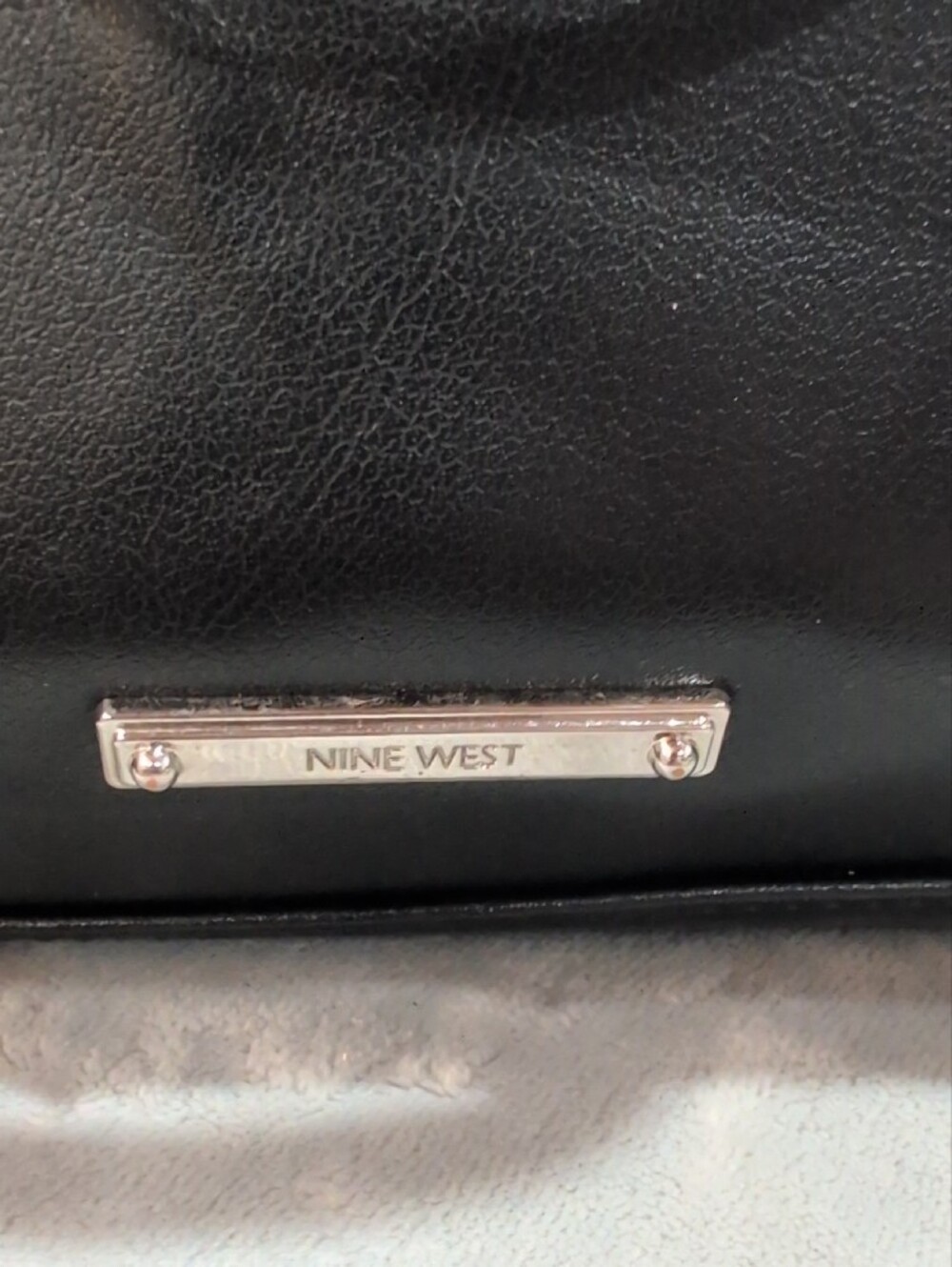 Nine West Black and Brown Two-Tone Tote - Picture 2 of 6
